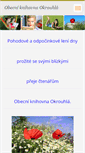 Mobile Screenshot of okrouhla.knihovna.cz