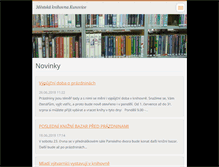Tablet Screenshot of kunovice.knihovna.cz