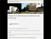 Tablet Screenshot of buchlovice.knihovna.cz
