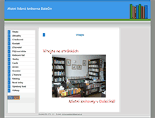 Tablet Screenshot of dalecin.knihovna.info
