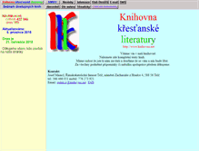 Tablet Screenshot of knihovna.net