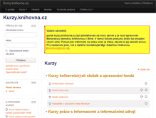 Tablet Screenshot of kurzy.knihovna.cz