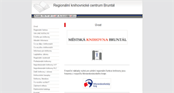 Desktop Screenshot of bruntal.knihovna.info