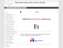 Tablet Screenshot of bruntal.knihovna.info