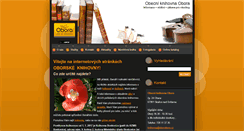 Desktop Screenshot of obora.knihovna.cz