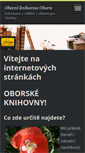 Mobile Screenshot of obora.knihovna.cz