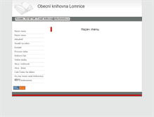Tablet Screenshot of lomnice.knihovna.info